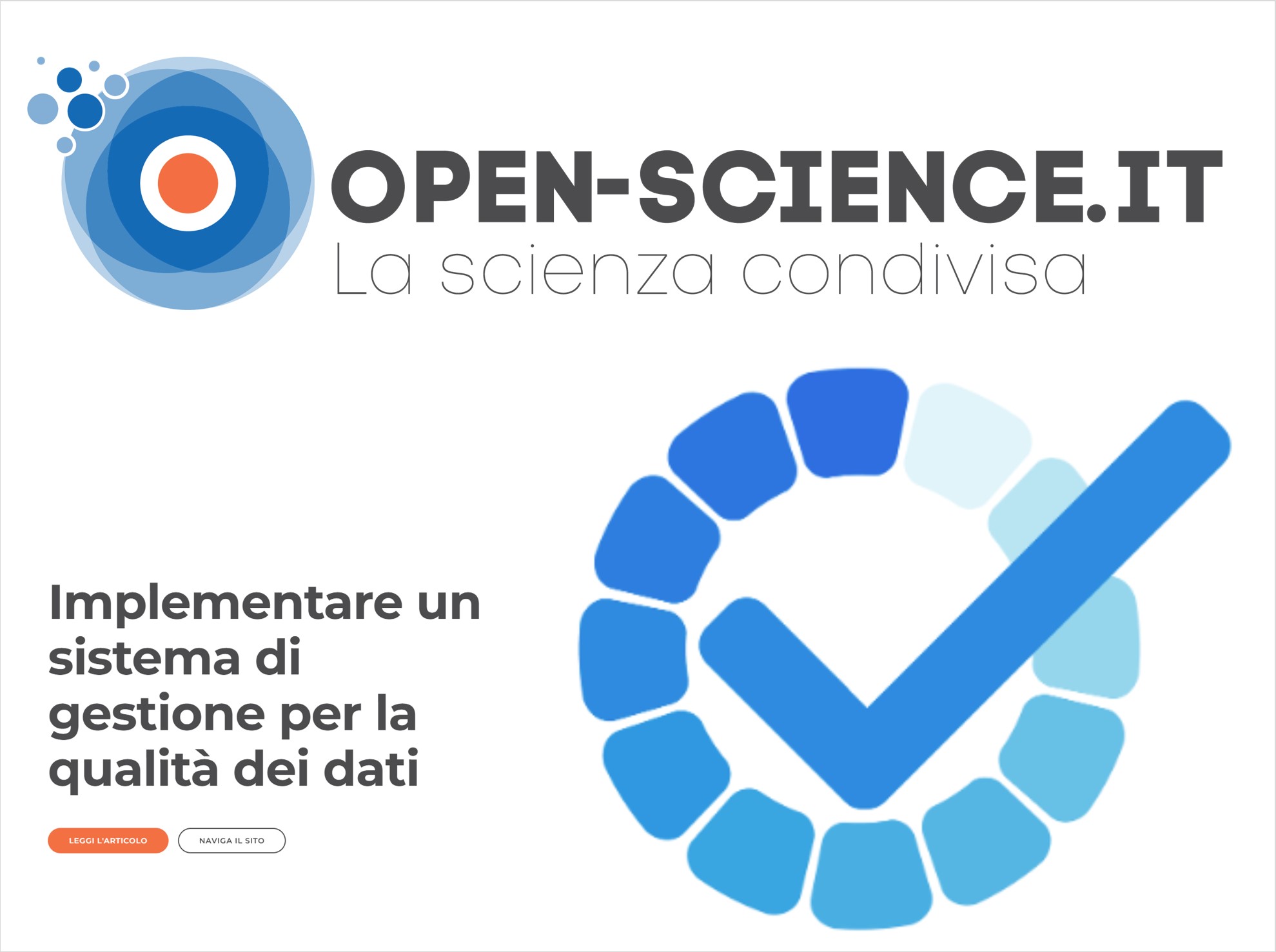 Open-science-it: the NODC article about its quality management system