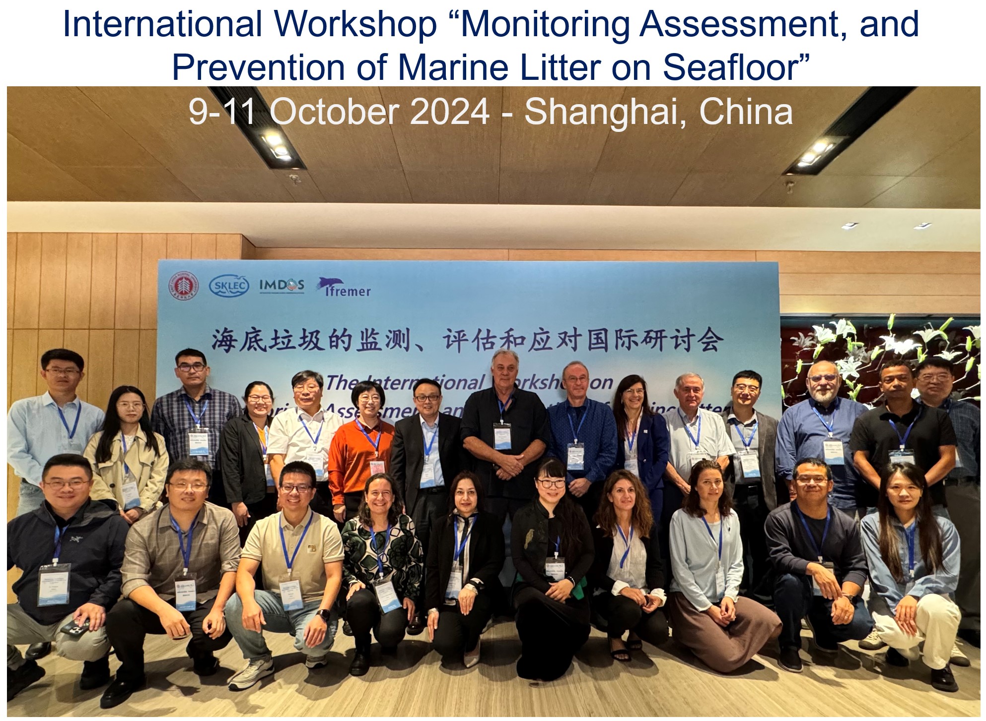 Marine litter on the seafloor: the NODC at the workshop in China